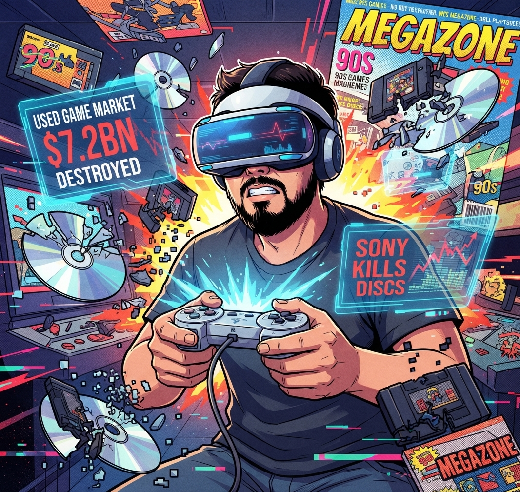 FIM DO DISCO? O APOCALIPSE DOS JOGOS USADOS ESTÁ CHEGANDO E A SONY PODE SER A VILÃ DESSA HISTÓRIA! 🎮💥💿