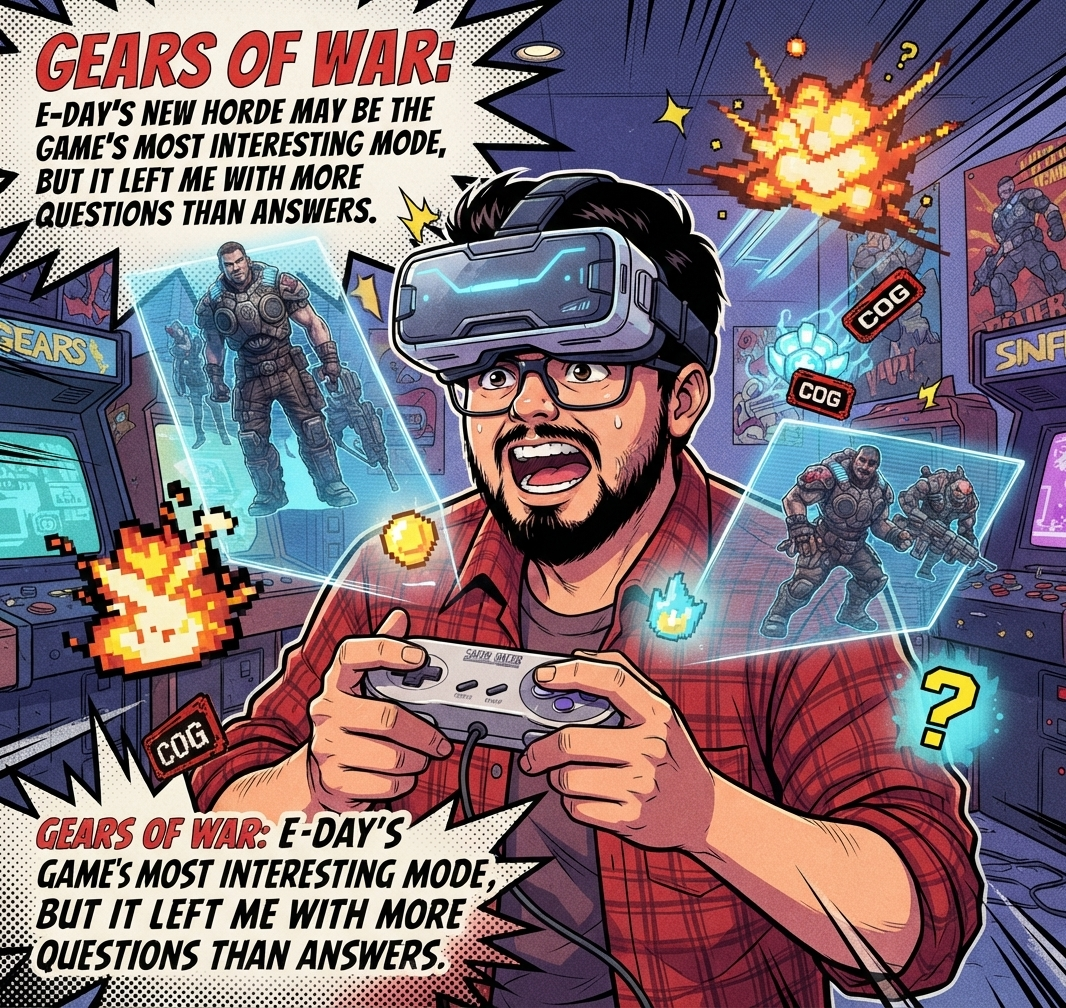 GEARS OF WAR: E-DAY VEM AÍ E O NOVO MODO HORDA PROMETE SER O CHEFÃO QUE A GENTE TAVA ESPERANDO! 💥🔥💀