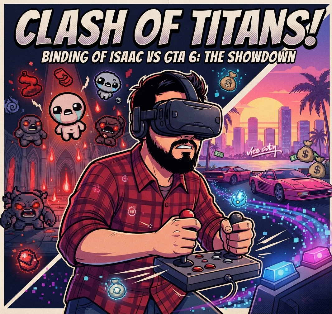 ISAAC VS. GTA VI: A BATALHA FINAL DO SÉCULO VAI COMEÇAR! 🎮🔥