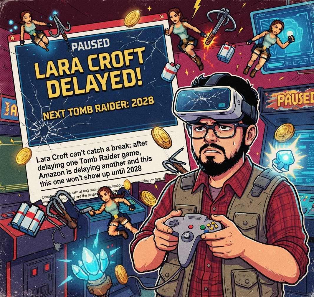 LARA CROFT PRESA NA TELA DE LOADING: O NOVO TOMB RAIDER SÓ CHEGA EM 2028 E A GALERA TÁ PERDENDO A PACIÊNCIA! 🔫💣