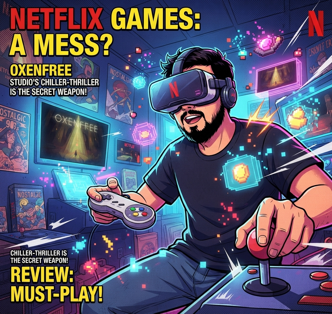 NETFLIX TEM O JOGO VIRA-CASACA? POR QUE O ESTÚDIO DE OXENFREE PODE SALVAR A CASA DO TUDUM DO GAME OVER! 🎮💥