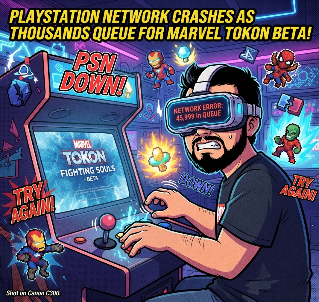 PSN NO CHÃO! CAOS TOTAL E FILAS GIGANTESCAS NA ESTREIA DE MARVEL TOKON FIGHTING SOULS! 💥🎮